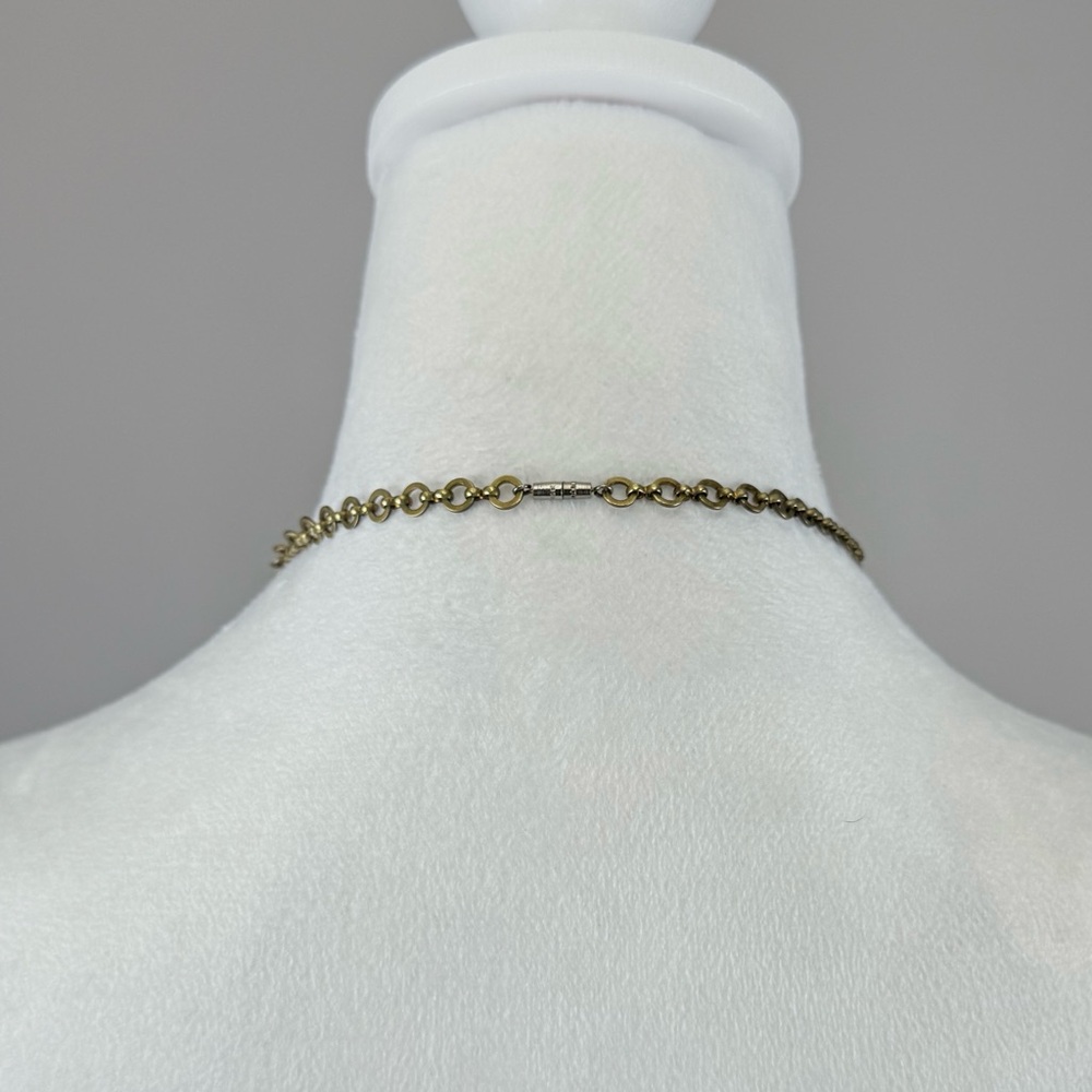 Vintage Louis Rousselet French Couture Red Glass Melon Bead Drop Chain Necklace - Picture 14 of 16